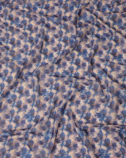 Purple Leaf Sudanese Cotton Voile Thobe