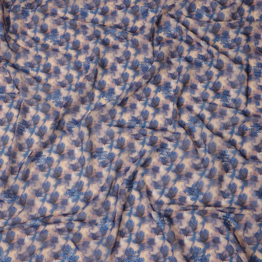 Purple Leaf Sudanese Cotton Voile Thobe