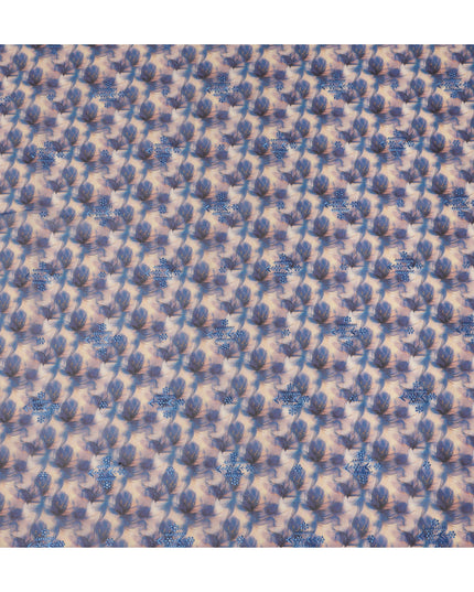 Purple Leaf Sudanese Cotton Voile Thobe