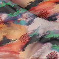 Multicolor Abstract Sudanese Cotton Voile Thobe