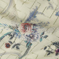 Beige Bouquet Sudanese Cotton Voile Thobe