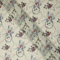 Beige Bouquet Sudanese Cotton Voile Thobe