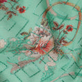 Green Bouquet Sudanese Cotton Voile Thobe