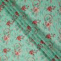 Green Bouquet Sudanese Cotton Voile Thobe