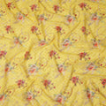 Yellow Bouquet Sudanese Cotton Voile Thobe