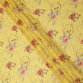 Yellow Bouquet Sudanese Cotton Voile Thobe