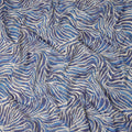 Blue Animal Skin Sudanese Cotton Voile Thobe