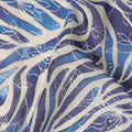 Blue Animal Skin Sudanese Cotton Voile Thobe