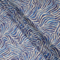 Blue Animal Skin Sudanese Cotton Voile Thobe