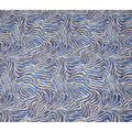 Blue Animal Skin Sudanese Cotton Voile Thobe