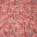 Red Animal Skin Sudanese Cotton Voile Thobe