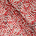 Red Animal Skin Sudanese Cotton Voile Thobe