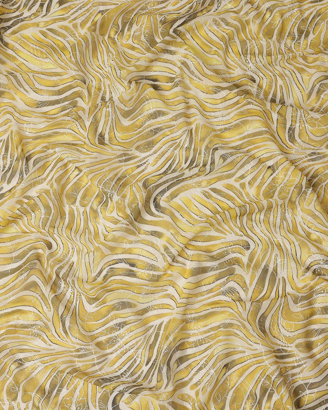 Yellow Animal Skin Sudanese Cotton Voile Thobe