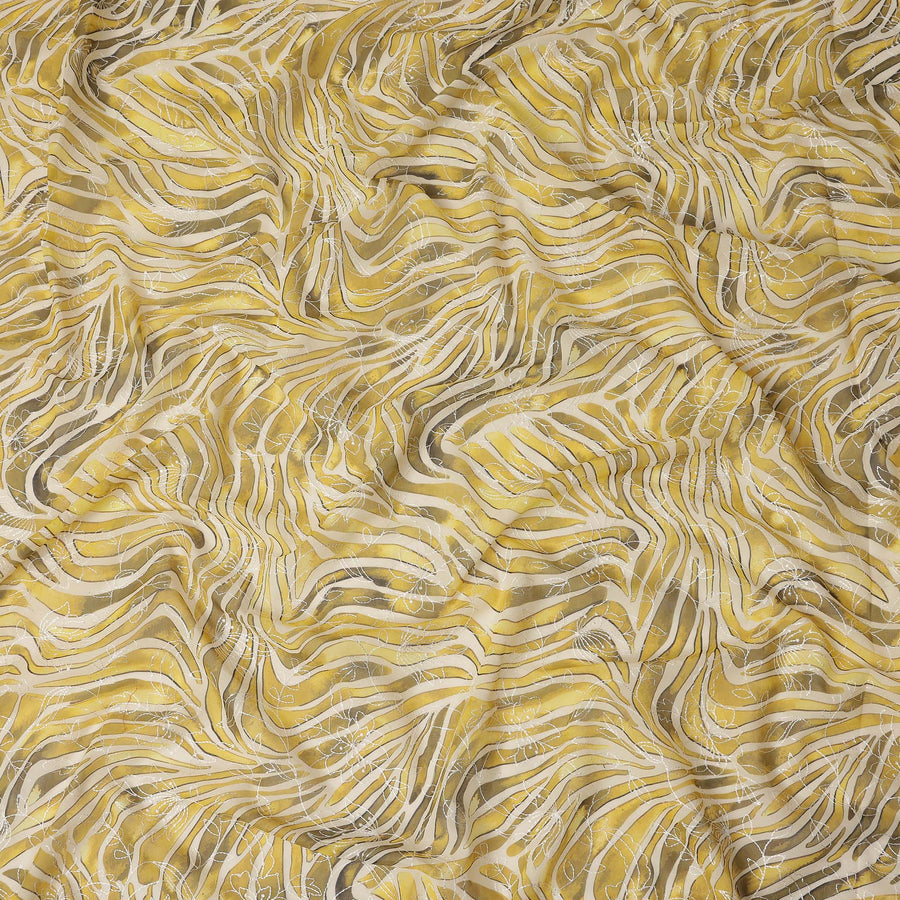 Yellow Animal Skin Sudanese Cotton Voile Thobe