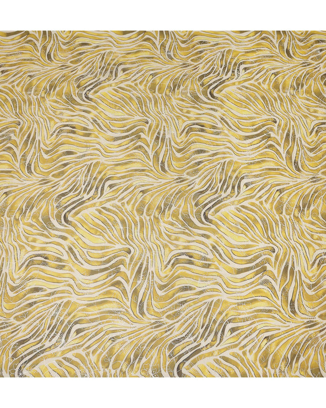 Yellow Animal Skin Sudanese Cotton Voile Thobe