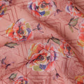 Pink Floral Sudanese Cotton Voile Thobe