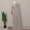 Pearl Blush French Chantilly Lace Saree 5.5m