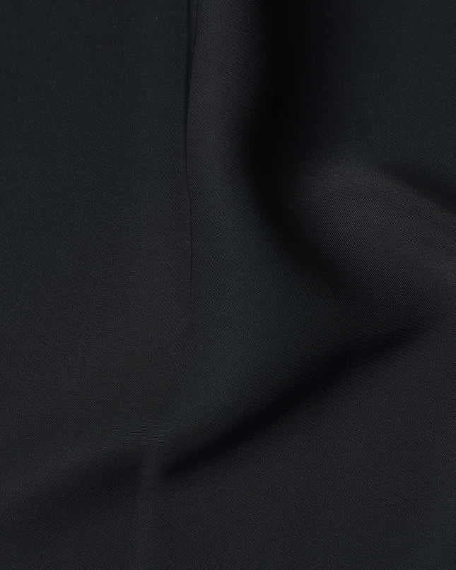 Black Stretchable Crepe Fabric 150cm | Regal Fabrics