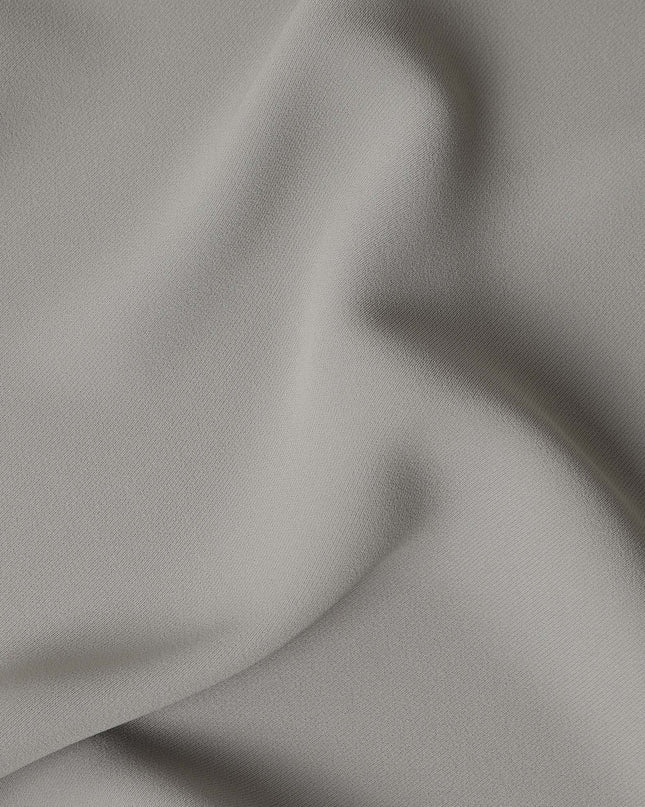 Grey Stretchable Crepe Fabric 150cm | Regal Fabrics