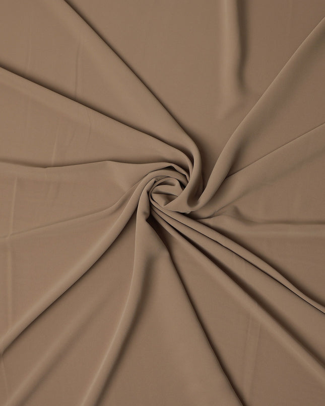 Brown Stretchable Crepe Fabric 150cm | Regal Fabrics