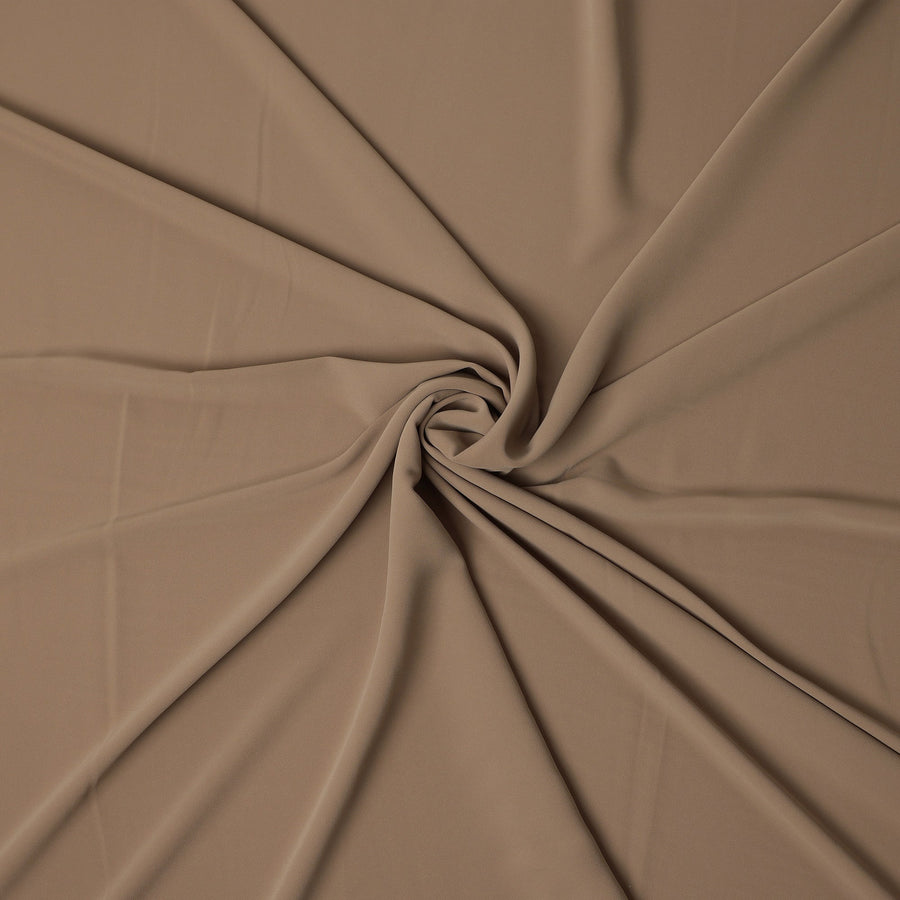Brown Stretchable Crepe Fabric 150cm | Regal Fabrics