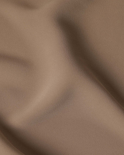 Brown Stretchable Crepe Fabric 150cm | Regal Fabrics