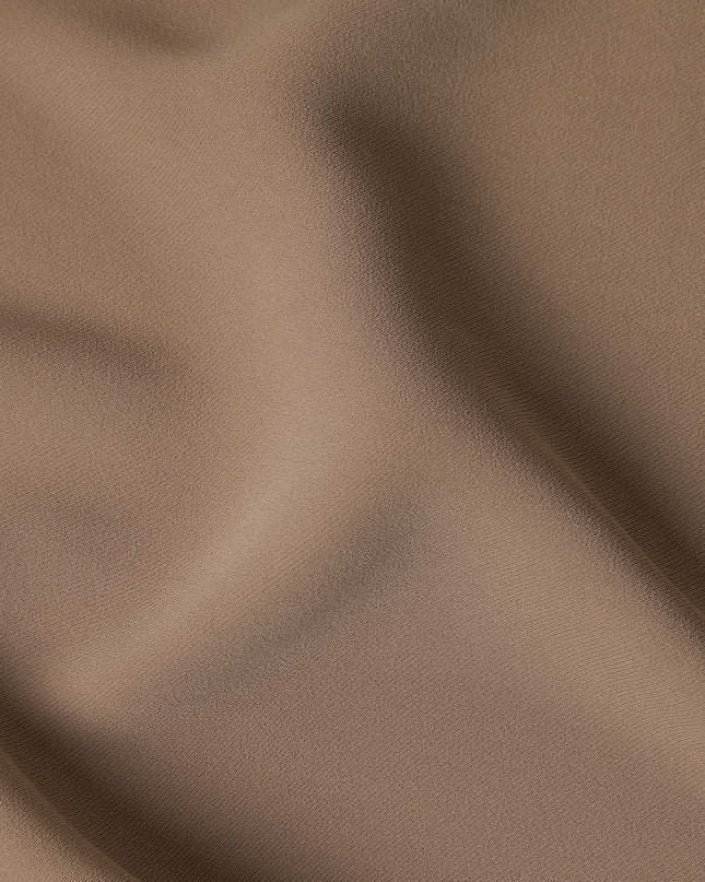 Brown Stretchable Crepe Fabric 150cm | Regal Fabrics