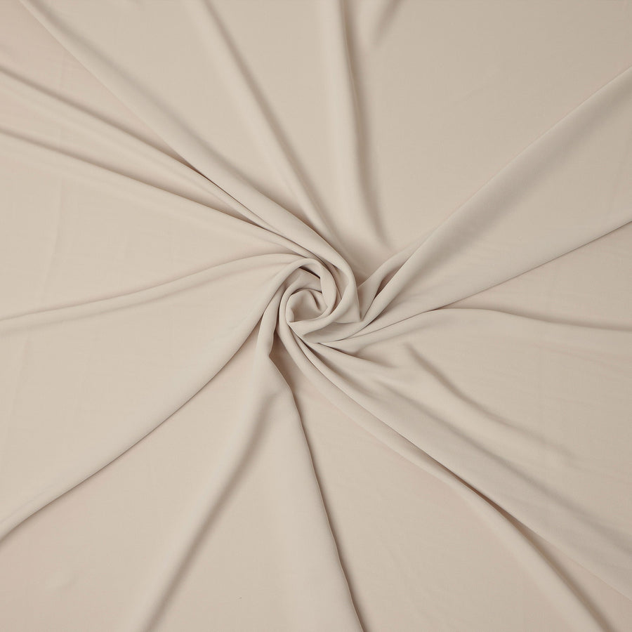 Beige Stretchable Crepe Fabric 150cm | Regal Fabrics