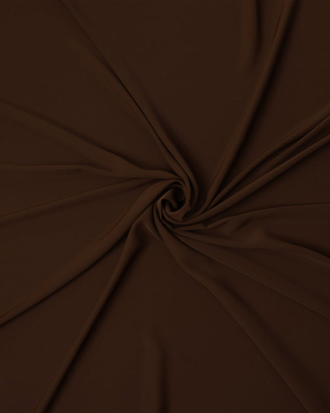 Brown Stretchable Crepe Fabric 150cm | Regal Fabrics