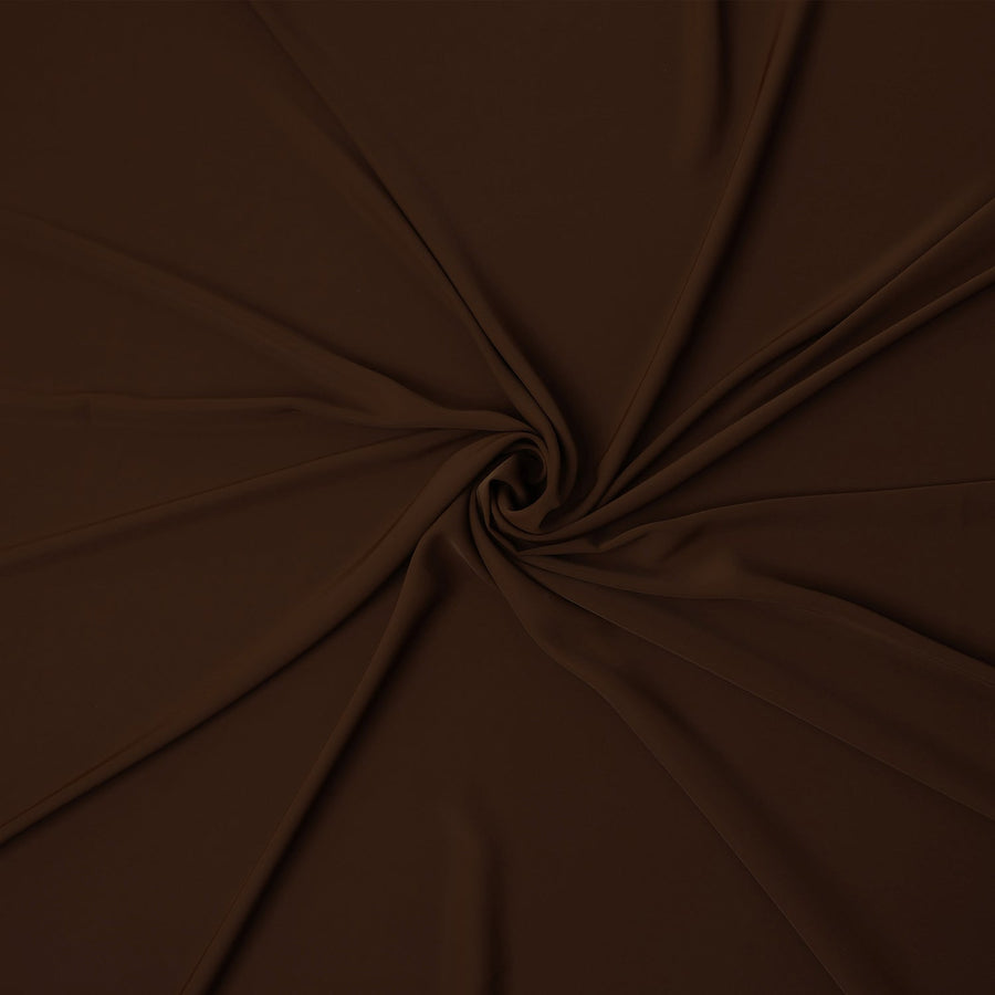 Brown Stretchable Crepe Fabric 150cm | Regal Fabrics