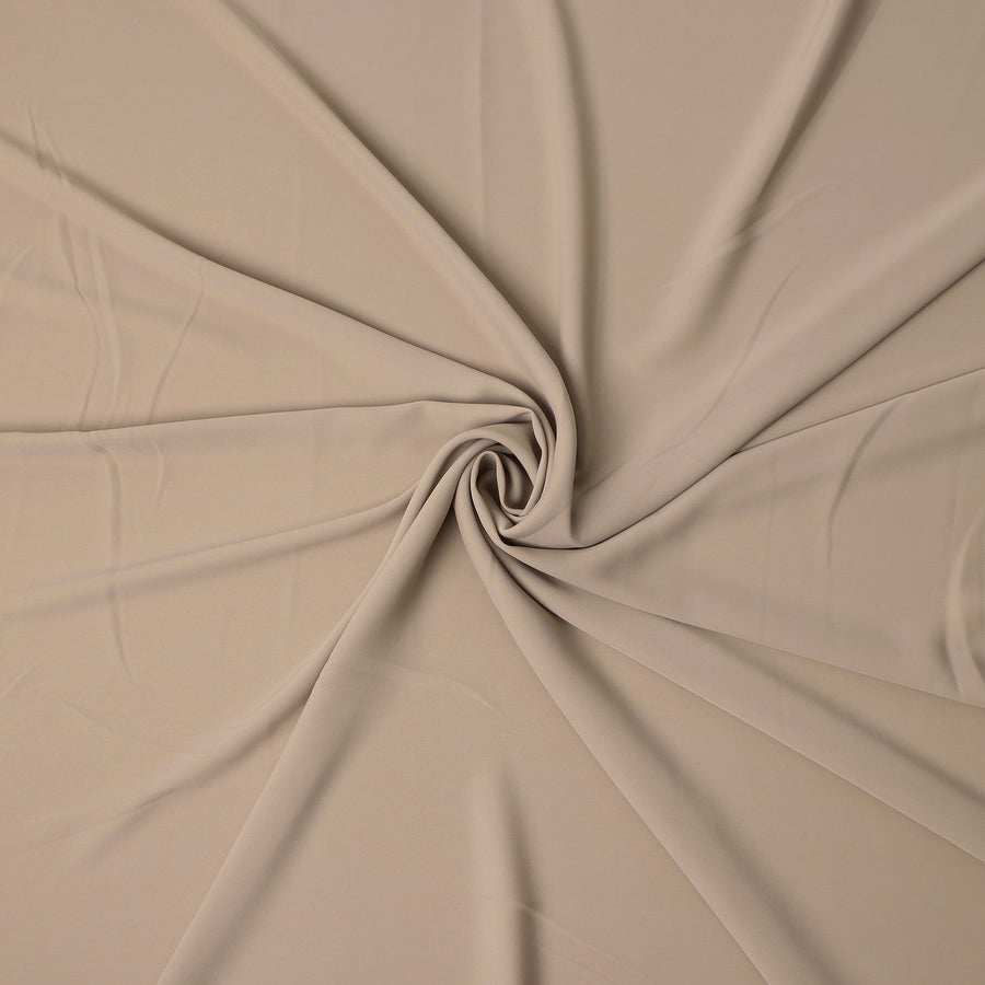 Beige Stretchable Crepe Fabric 150cm | Regal Fabrics