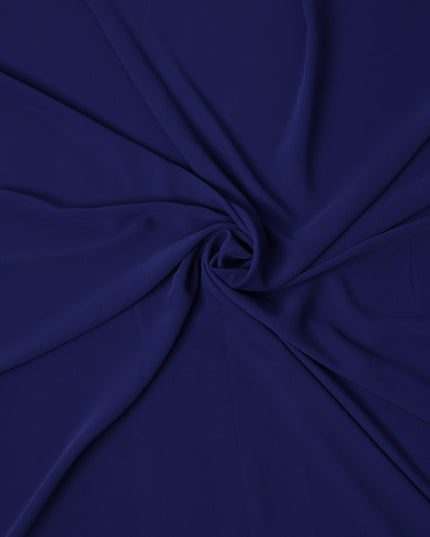 Blue Stretchable Crepe Fabric 150cm | Regal Fabrics