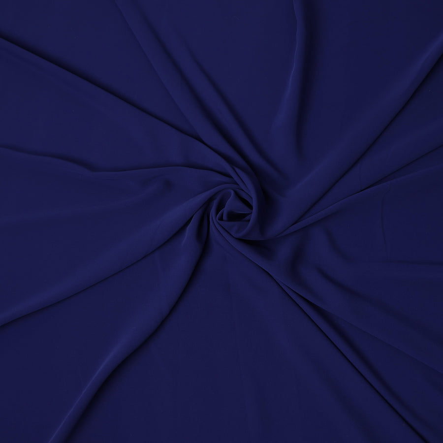Blue Stretchable Crepe Fabric 150cm | Regal Fabrics