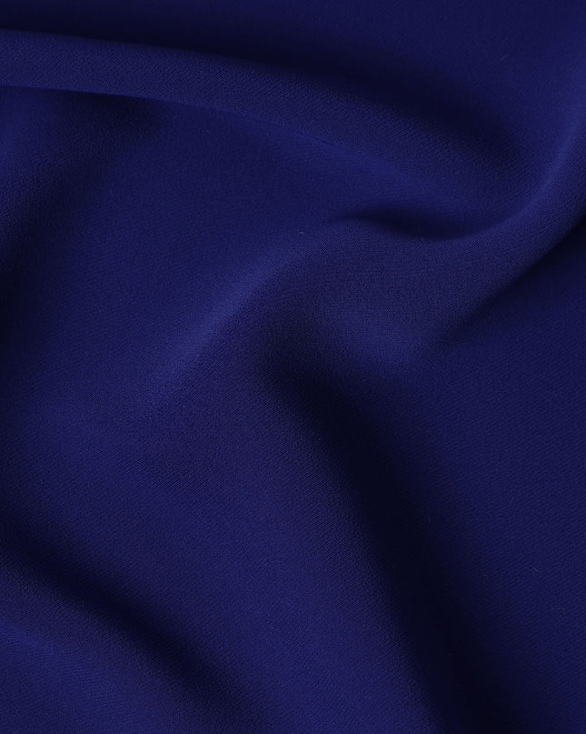 Blue Stretchable Crepe Fabric 150cm | Regal Fabrics