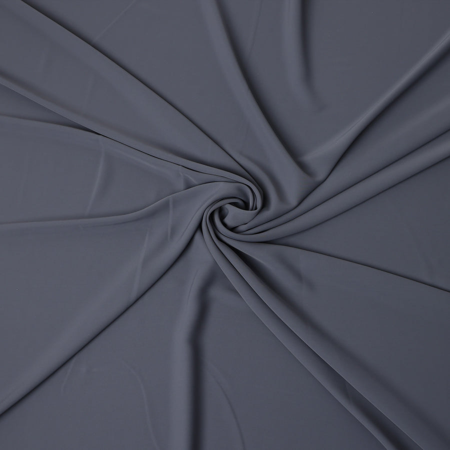 Grey Stretchable Crepe Fabric 150cm | Regal Fabrics