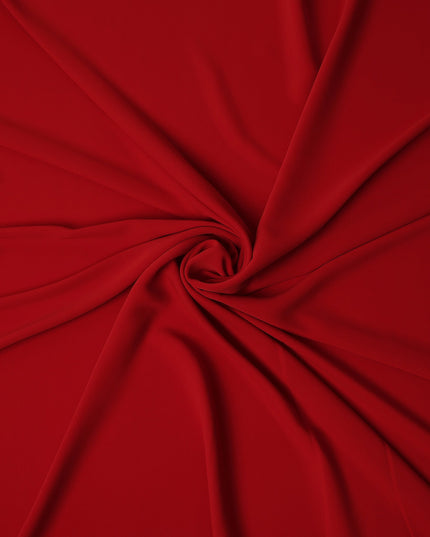 Red Stretchable Crepe Fabric 150cm | Regal Fabrics