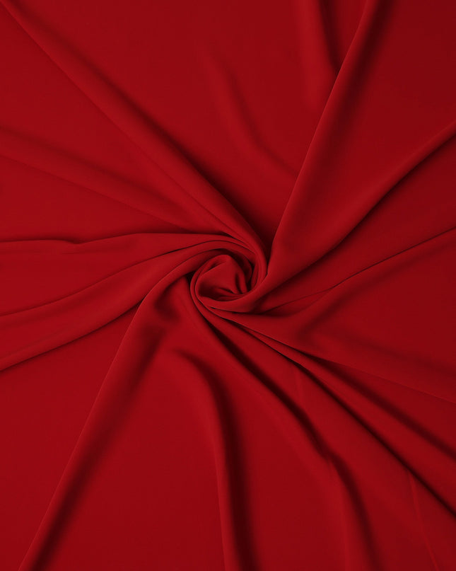 Red Stretchable Crepe Fabric 150cm | Regal Fabrics