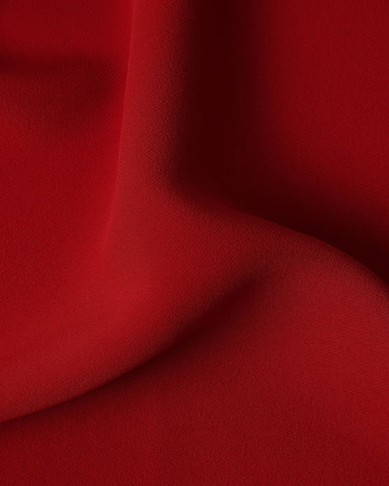 Red Stretchable Crepe Fabric 150cm | Regal Fabrics