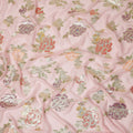 Pink Pure Silk Chiffon Metallic Fabric 110cm | Regal Fabrics