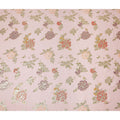 Pink Pure Silk Chiffon Metallic Fabric 110cm | Regal Fabrics