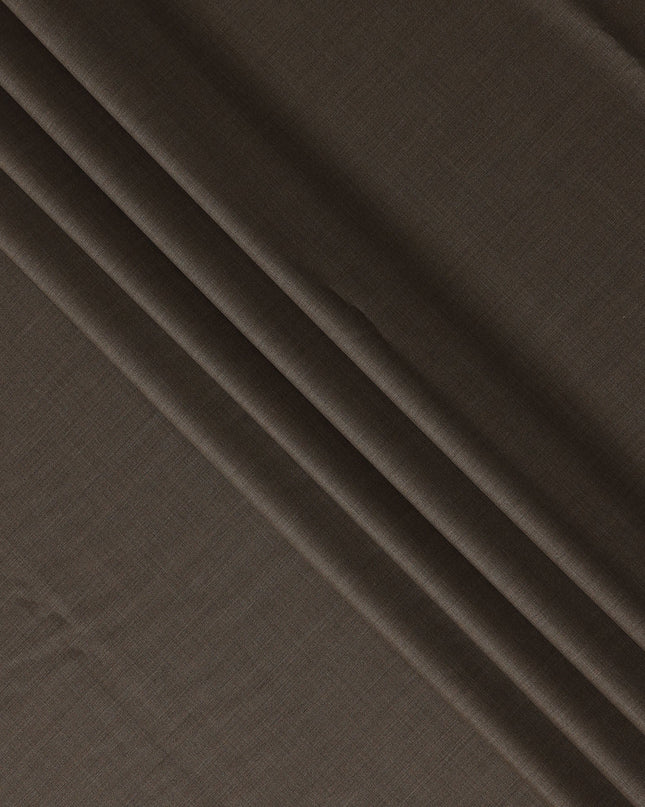 Brown Italian Wool Suiting Fabric 150cm Piece