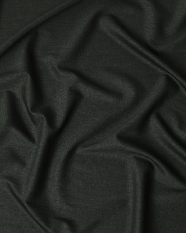 Green Italian Wool Suiting Fabric 150cm Piece