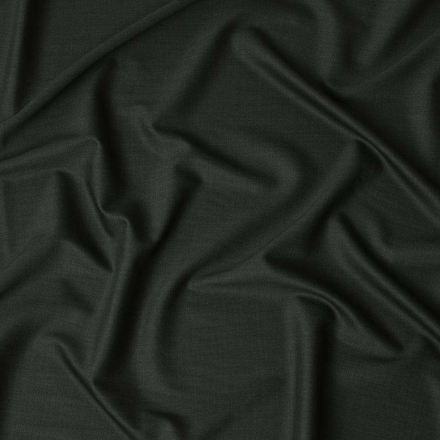 Green Italian Wool Suiting Fabric 150cm Piece