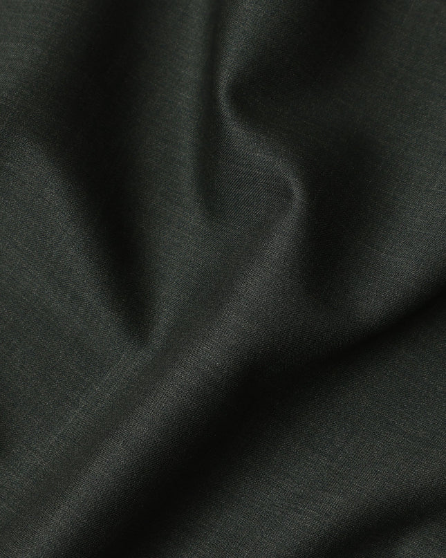 Green Italian Wool Suiting Fabric 150cm Piece