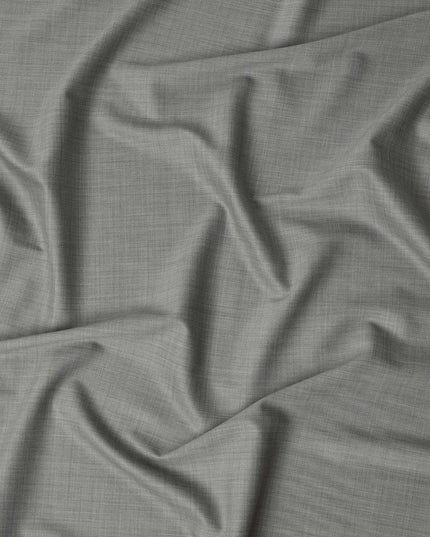 Grey Italian Wool Suiting Fabric 150cm Piece