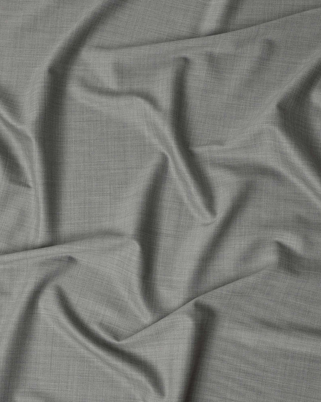 Grey Italian Wool Suiting Fabric 150cm Piece