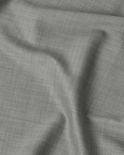 Grey Italian Wool Suiting Fabric 150cm Piece
