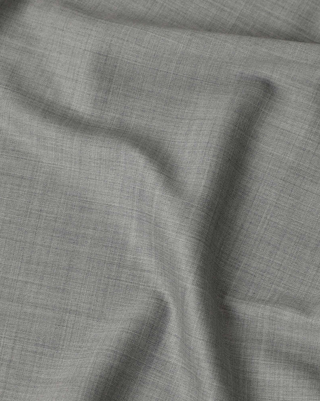 Grey Italian Wool Suiting Fabric 150cm Piece