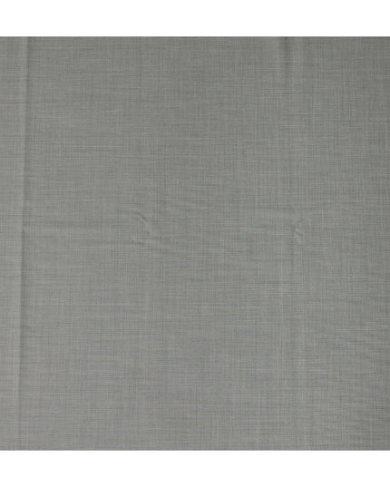 Grey Italian Wool Suiting Fabric 150cm Piece