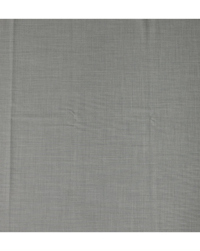 Grey Italian Wool Suiting Fabric 150cm Piece
